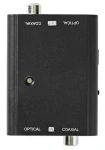 Nedis Digitálny audio prevodník RCA-Toslink čierny / Audio prevodník / 2cestný / RCA + Toslink / USB napájanie (ACON2507BK)