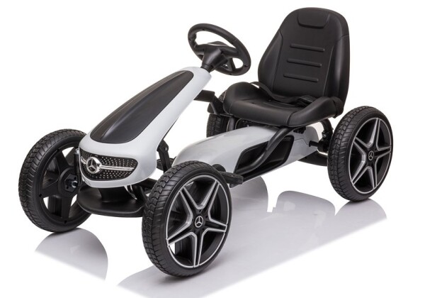 Mamido Detská šliapací motokára Mercedes XMX610 biela