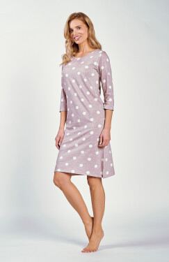 Taro Dolly 3213 3/4 S-XL Z24/25 dámske tričko fialovo-melanžová M