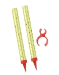 Rappa Fontána párty zlatá s držiakom na fľašu 35 sek 15 cm 2 ks