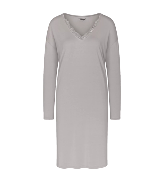 Dámska nočná košeľa Timeless Sensuality NDK LSL - GRAY - sivá 7816 - TRIUMPH GRAY 44