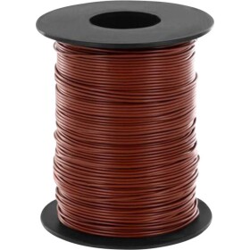 Donau Elektronik 119-18 opletenie / lanko, 1 x 0.14 mm², hnedá, 100 m; 119-18