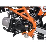 Mamido Detská benzínová motorka RamiGO ULTRA 66 125CC oranžová