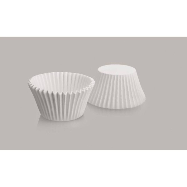 Cukrárenský košíček kruhový biely set 8x4,5cm – 50 ks - Ibili - Ibili