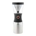 Asobu Cold Brew Coffee strieborná / prenosný kávovar / nádoba 1L / nerez (KB900 Silver)