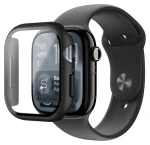 AmazingThing Radix Glass Case pre Apple Watch Series 11 42mm čierna / Ochranný kryt / Tvrdené sklo