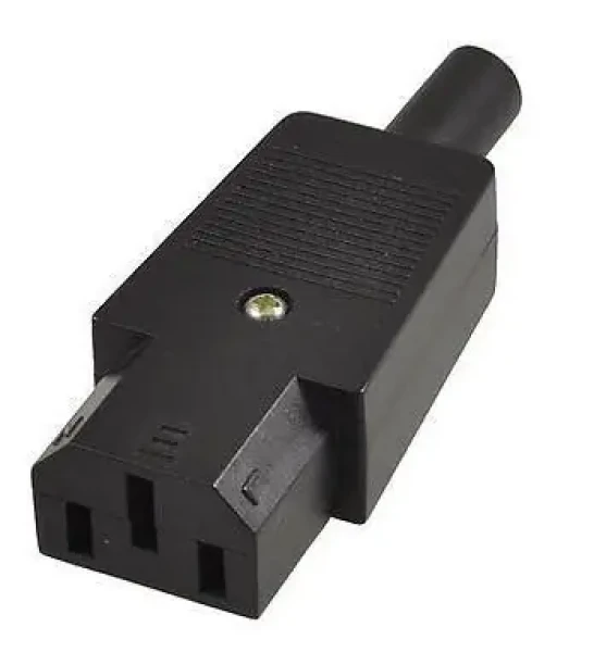 MicroConnect IEC sieťová zástrčka C13 čierna (C13PLUG)