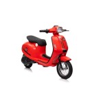 Mamido Detský elektrický skúter Retro 23 červený