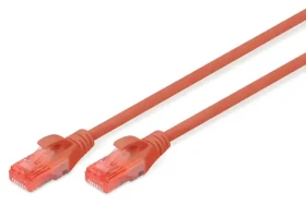 Digitus Cat6 červený 3 m / Patch kábel / U/UTP / LSZH / 10 Gbit/s / AWG 26 (DK-1617-030/R)