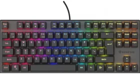 Genesis Thor 303 TKL Outemu Peach Silent čierna / Herná klávesnica / Mechanická / Podsvietená / Hliníkový rám / USB (NKG-1886)