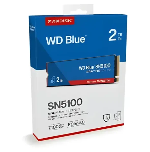 WD Blue SN5100 2TB / M.2 SSD 2280 NVMe / PCIe 4.0 x4 / TLC / čítanie:7100MBs / zápis:6700MBs / 5y (WDBS4F0020BNC-WRSN)