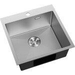 MEXEN - Solix oceľový drez 1-bowl 500 x 500 mm, nerez HC 6407501000-01HC
