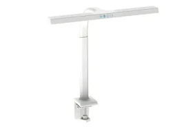 LED stolná lampička s klipom biela / Stolová lampička / 50 cm / 1025 lm / 7 W / 3000-6500K / stmievateľná (DA-90491)