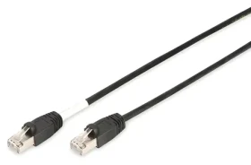 Digitus Cat6 S/FTP 5 m čierny Outdoor / Sieťový patch kábel / RJ45 / PoE++ / UV odolný (DK-1644-050/BL-OD)