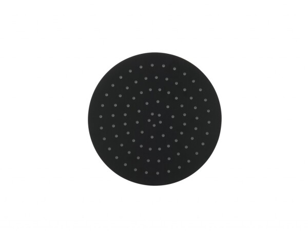 BESCO - Hlavová sprcha SLIM UNI R - guľatá - Farba - Čierna , Rozmer hlavovej sprchy - Ø 300 mm BADPUOCZ