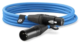 Rode XLR3M-B modrá / Kábel XLR (M) - XLR (F) / 3 m (XLR3M-B)