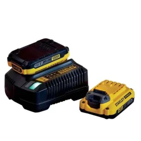 Stanley FATMAX V20 nabíjačka + 2x 2.0 Ah akumulátor / 18V / 2x 2.0 Ah (SFMCB12D2)