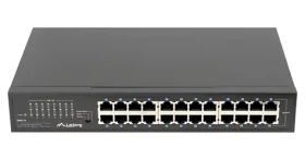 Lanberg RSGE-24 / Switch / 24- Port 10/100/1000 Mbit / Rack 19" / Nespravovaný (RSGE-24)