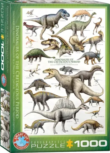 EUROGRAPHICS Puzzle Svet dinosaurov: Krieda