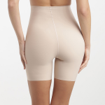 Dámske boxerky s vysokým pásom DIM MID WAIST PANTS - 69% POLYAMID, 31% ELASTAN - nude S