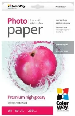 Colorway Fotopapier / Super lesklý / A4 / 255g/m2 / 50 listov (PSG255050A4)