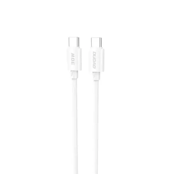 Dudao Dátový kábel L4C / USB-C / USB-C / 30W / 2 m / biela (164542)