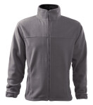 Pánska fleecová bunda steel grey 3XL