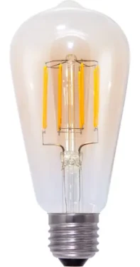SEGULA LED Rustika zlatá / Žiarovka / E27 / 5W / 1900K / stmievateľné (55296)