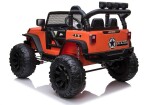 Mamido Elektrické autíčko Jeep Brothers oranžové 24V 2x200W