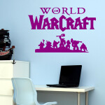 Veselá Stena Samolepka World of Warcraft Farba: oranžová, Veľkosť: 100 x 66 cm