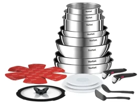 TEFAL Ingenio Emotion L897SJ04 20 ks / Sada riadu / Hliník / Vhodné pre indukciu (L897SJ04)