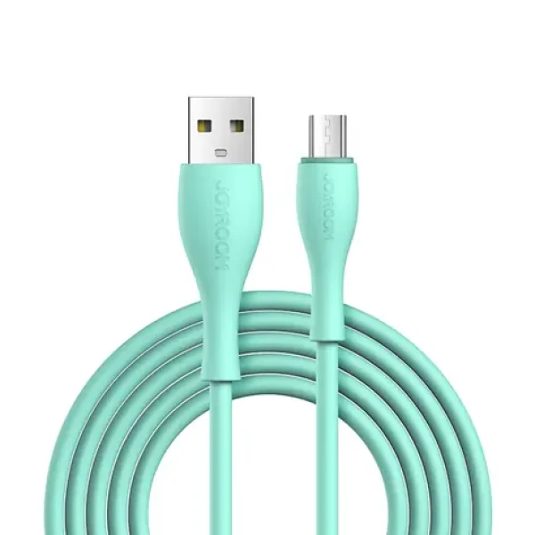 Joyroom S-2030M8 Nabíjací kábel USB-A (M) - MicroUSB (M) 3A 2m zelená (6941237136701)