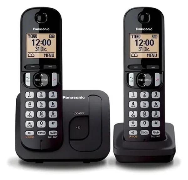 Panasonic KX-TGC212 čierna / DECT bezdrôtový telefón / 2 slúchadlá (kx-tgc212 pdb)