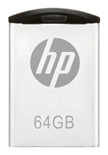 HP v222w 64GB stříbrná / Flash disk / USB 2.0 / 14 MB/s čtení / 4 MB/s zápis (HPFD222W-64)