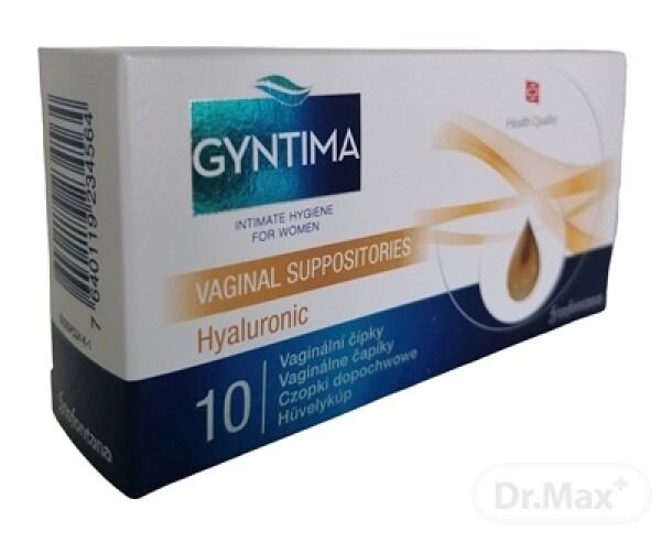 FYTOFONTANA Gyntima hyaluronic vaginálne čapíky 10 ks