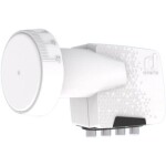 Inverto HOME PRO satelitný konvertor Quattro-LNB Počet účastníkov: 4 Veľkosť feedu: 40 mm biela; IDLH-QTL410-HMPRO-OPN