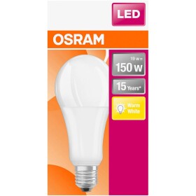 OSRAM 4058075245976 LED En.trieda 2021 E (A - G) E27 klasická žiarovka 19 W = 150 W teplá biela (Ø x d) 68.0 mm x 129 mm 1 ks; 4058075245976