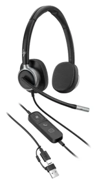 Poly Mission 625 čierna / Náhlavná súprava / Stereo / USB-C/A / Microsoft Teams (C01C6A6#AC3)