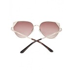 GUESS okuliare Cateye Metal Sunglasses hnedé Hnedá