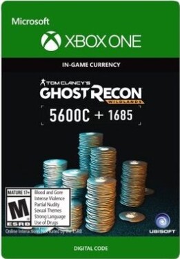 XONE Tom Clancy#39;s Ghost Recon Wildlands - 7285 GR kreditov / Elektronická licencia / Akčné / od 18 rokov / Herná mena (7F6-00112)