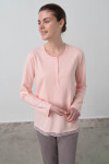 Vamp - Pyžamo s dlhým rukávom 15972 - Vamp pink peach M
