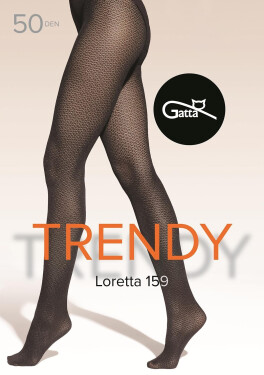 Pančuchy Gatta Loretta wz.159 50 den 5-XL nero 5-XL