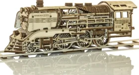 Wooden City 3D Drevené puzzle Express s koľajnicami