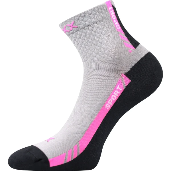Ponožky VOXX Pius light grey II 3 páry 35-38 116423