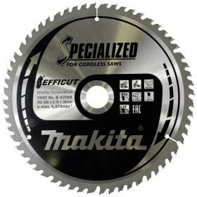 Makita B-67284 B-67284 pílový kotúč 260 x 30 x 2.15 mm Počet zubov (na palec): 60 1 ks; B-67284