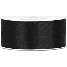 Čierna stuha 25 mm x 25 m (1 ks) TS25-010 dortis - PartyDeco - PartyDeco
