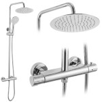 REA - Sprchová sada bez výtoku s termostatom Lungo Chrome REA-P6735
