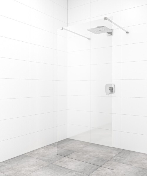 Sprchová zástena Walk-in 80 cm SAT vo farbe profilu chróm SATBWI80ZAV SATBWI80ZAV
