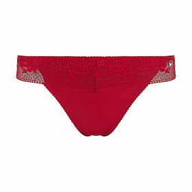 Dámske čipkované tangá Ditsy UW0UW03815-XJV - Tommy Hilfiger L