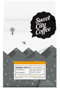 Sweet City Coffee Buena Vista Brazília 250 g / Zrnková káva (003-NB)